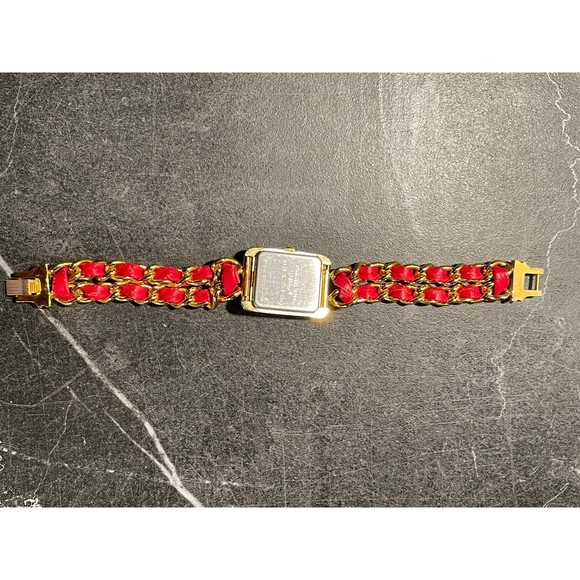 Gold and Red Rope Sonnet Watch - New Battery - Picture 6 of 7